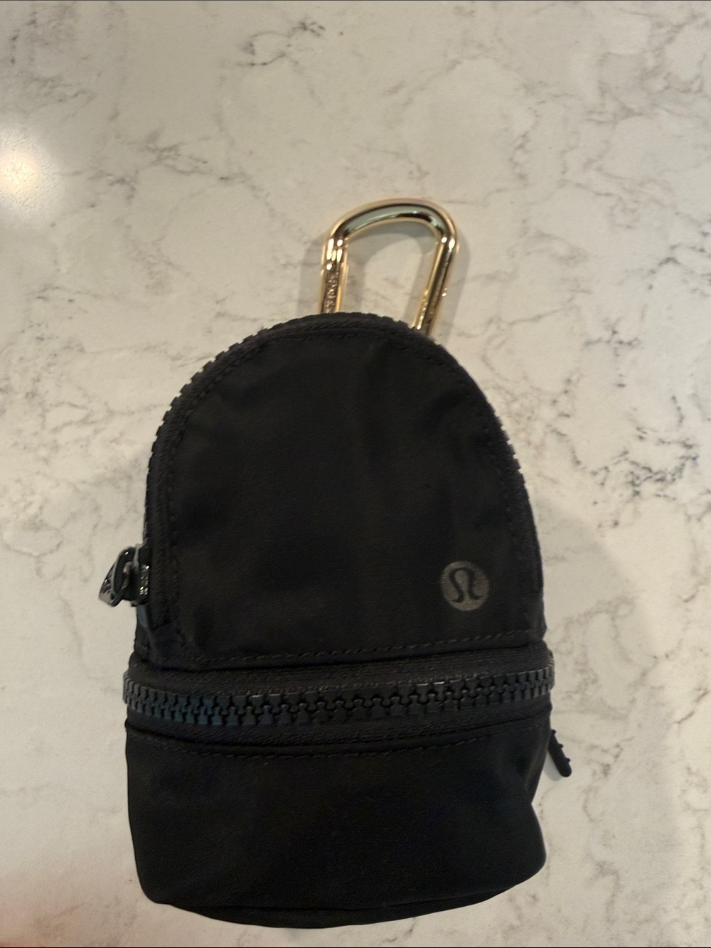 Lululemon backpack keychain charm